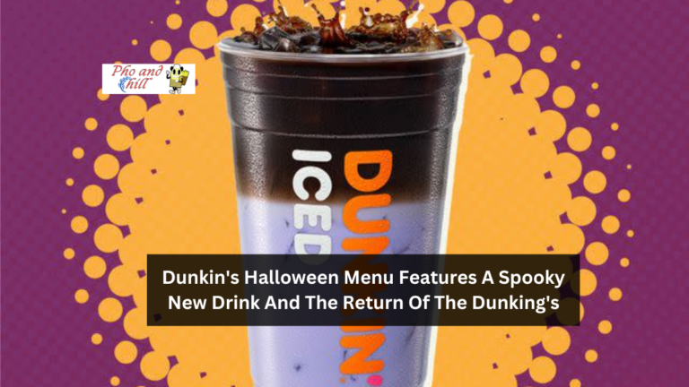 Dunkin's Halloween Menu Features A Spooky New Drink And The Return Of The Dunking's